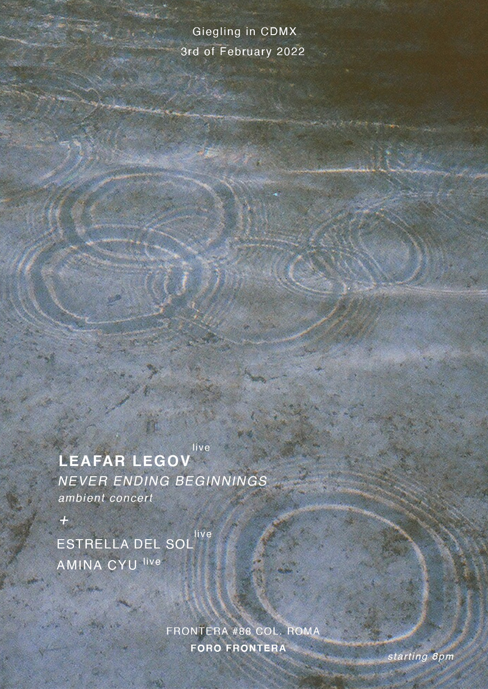 Giegling in CDMX - Leafar Legov Concert